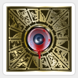 Lament Eyeball Puzzle Box Sticker